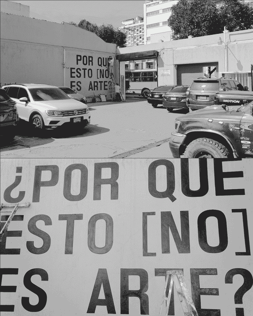¿POR QUÉ ESTO [NO] ES ARTE?